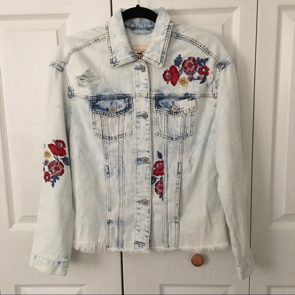 Hollister Distressed Jean Jacket